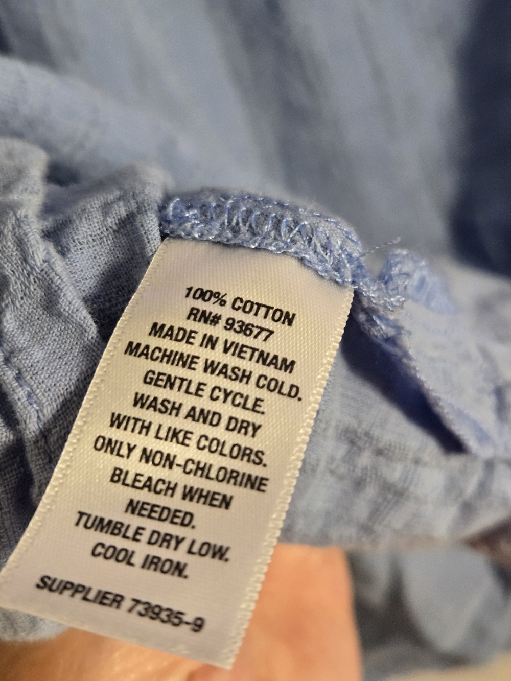 a.n.a Light Blue Button-Front Women's Top - Picture 8 of 10